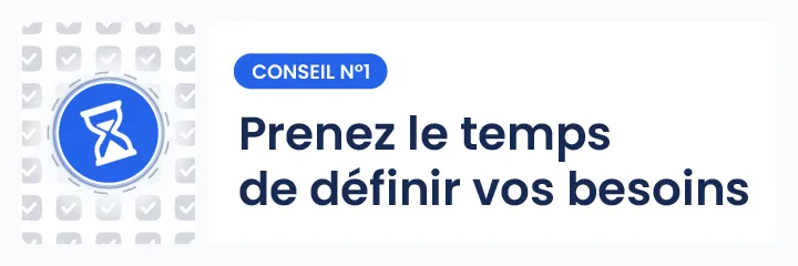 Illustration du conseil num&eacute;ro 1 pour bien choisir un voyant : &laquo; Prenez le temps de d&eacute;finir vos besoins &raquo; &ndash; Article IdealVoyance pour guider les utilisateurs vers un praticien de confiance