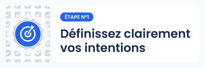 Illustration de la loi de l’attraction, étape 1 : définir clairement ses intentions pour manifester ses rêves et attirer ce que l’on désire vraiment.