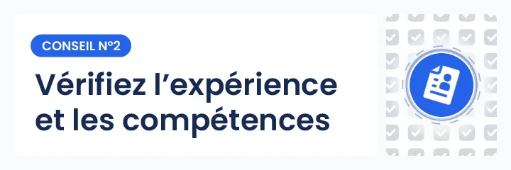Illustration du conseil num&eacute;ro 2 pour choisir un bon voyant : &laquo; V&eacute;rifiez l&rsquo;exp&eacute;rience et les comp&eacute;tences &raquo; &ndash; Recommandation IdealVoyance pour identifier un praticien fiable et qualifi&eacute;