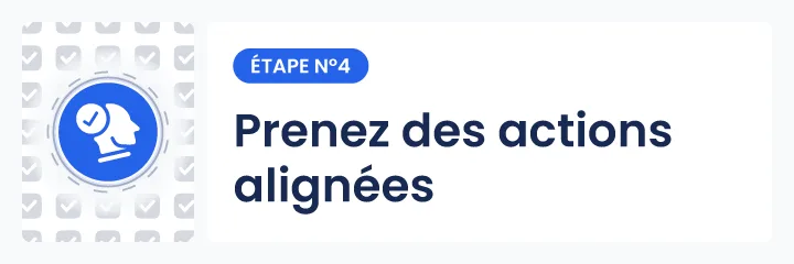Illustration de la loi de l’attraction, étape 4 : prendre des actions alignées avec ses intentions pour manifester ses rêves dans la réalité.